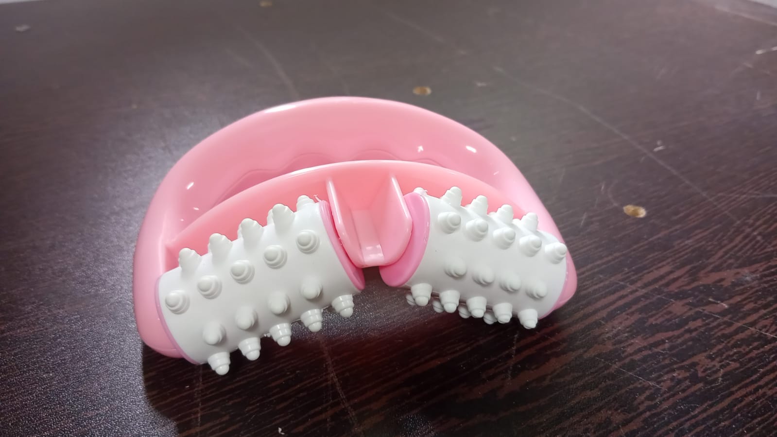 6405 Manual Round Handle Plastic 2 Rollers Massage Roller Cellulite Roller for Legs, Arms, Back, Muscle Pain Relief and Muscle Relaxation 6405 Manual Round Handle Plastic 2 Rollers Massage Roller Cellulite Roller for Legs, Arms, Back, Muscle Pain Relief and Muscle Relaxation